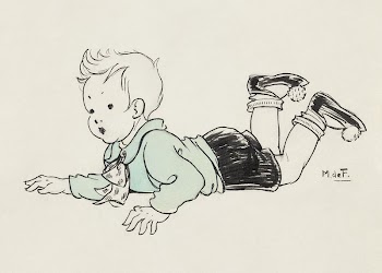 Fallen toddler boy (1928-1941) by Miep | Free Photo Illustration - rawpixel