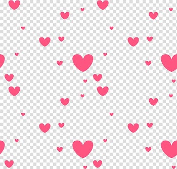Falling hearts illustration, Heart , Floating Heart transparent background PNG clipart