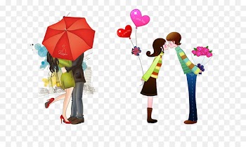 Falling in love Boyfriend Romance Friendship - A couple kiss 