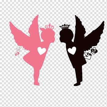 Falling in love Dating Gift Kiss, Angel Kiss transparent background PNG clipart