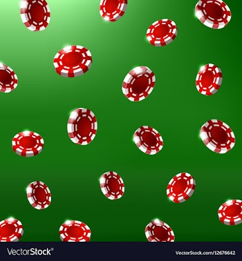 Falling red chips vector image