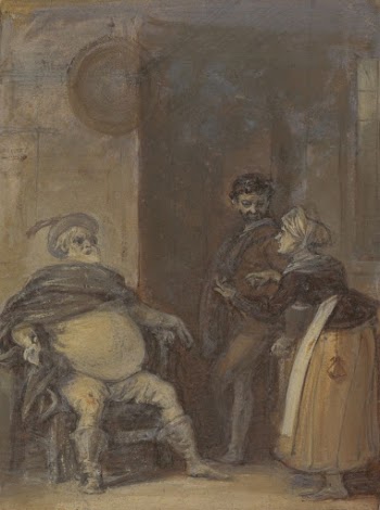 Falstaff with Mistress Quickly and | Free Photo - rawpixel