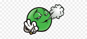 #fam Enjoy The Rest Of Sunday - Smoking Weed Emoji Png