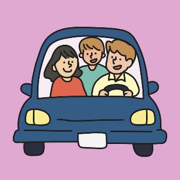 Family car collage element, traveling | Free Vector - rawpixel