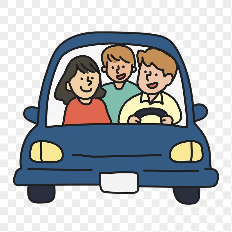 Family car png sticker, traveling | Free PNG Illustration - rawpixel