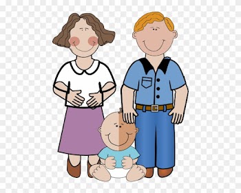 Family Clip Art At Clker - Family With Baby Clipart