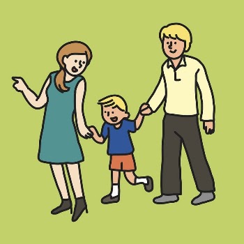Family clipart, parents and child | Free PSD Illustration - rawpixel