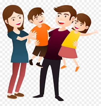 Family Desktop Wallpaper Clip Art - Happy People Clipart Transparent