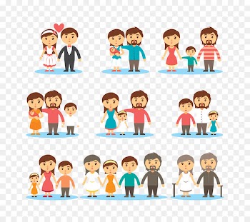 Family Grandparent Emoji Paper Icon - Vector family 