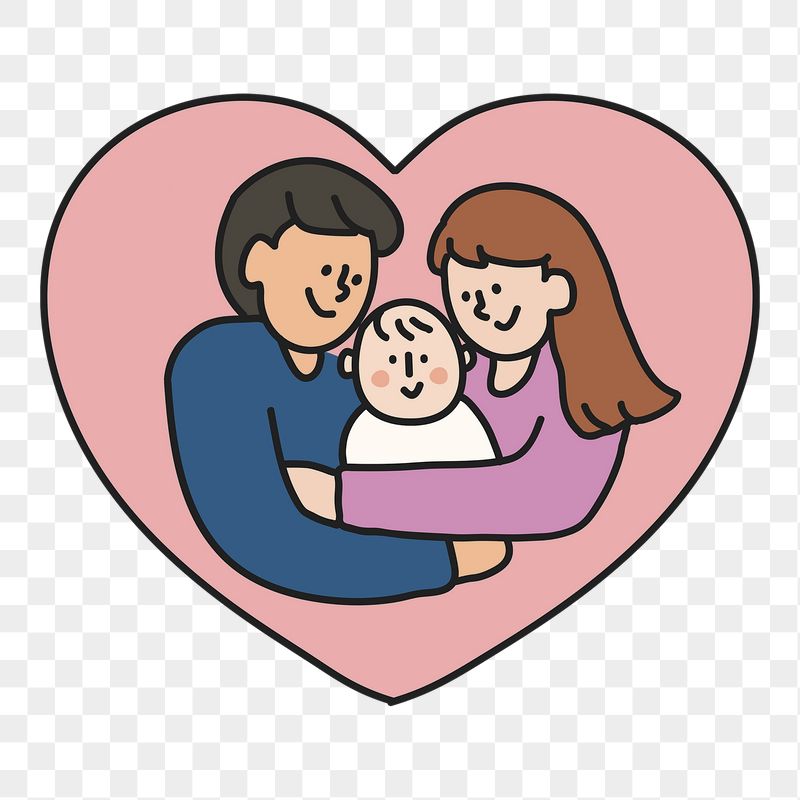 Family heart png sticker, parents | Free PNG Illustration - rawpixel