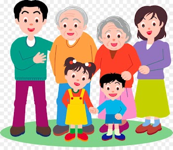 Family Illustration - The whole family 