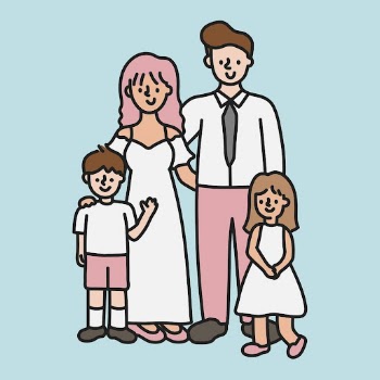 Family members collage element, parents | Free Vector - rawpixel