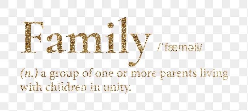 Family png dictionary word sticker, | Free PNG - rawpixel