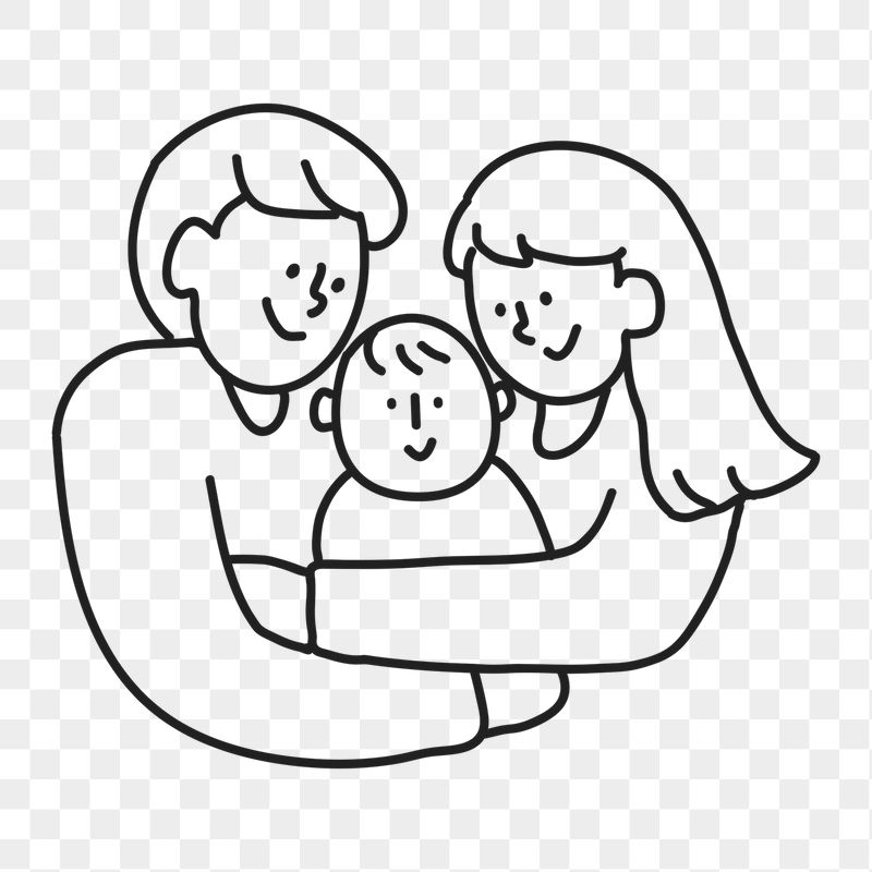 Family png sticker, parents and | Free PNG Illustration - rawpixel