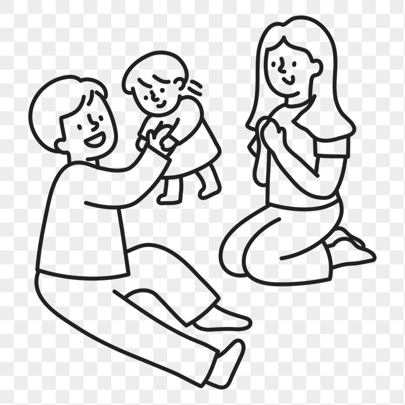 Family png sticker, parents & | Free PNG Illustration - rawpixel