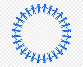 Family Reunion Art Clip Art - People Holding Hands Around