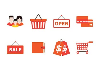 Family Shopping Icon