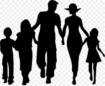 Family Silhouette Child Clip art - father's day 