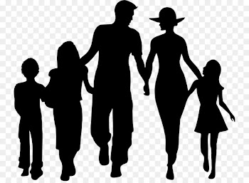 Family Silhouette Clip art - Family 