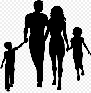 Family Silhouette Clip art - Family cartoon 