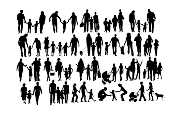 Family silhouette Family clipart Families SVG Couple svg | PNGio