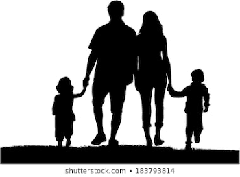 Family Silhouette Images, Stock Photos & Vectors | Shutterstock