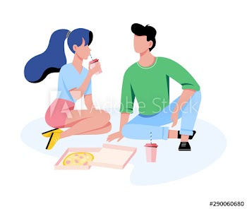 Family spend time outdoor on picnic