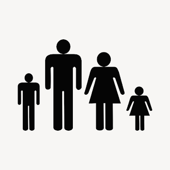 Family symbol collage element illustration | Free Vector - rawpixel