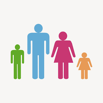 Family symbol collage element illustration | Free Vector - rawpixel