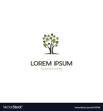 Family tree creative business logo design vector image
