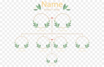 Family tree Euclidean vector Structure - Small fresh family tree 