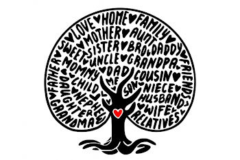 Family tree svg, family svg, family svg sayings, our nest svg, family sign svg, home svg, tree svg, lettering svg, svg files, svg, cricut