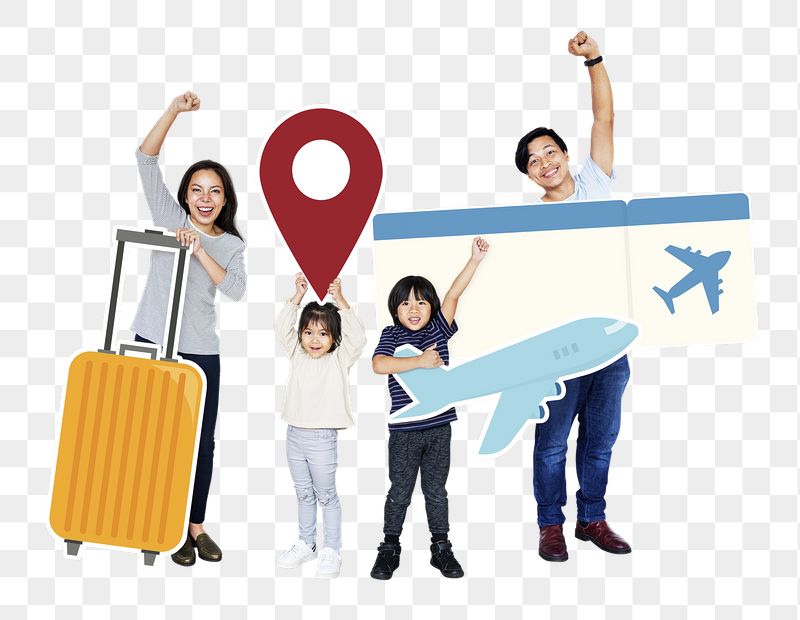 Family vacation png sticker, transparent | Free PNG - rawpixel