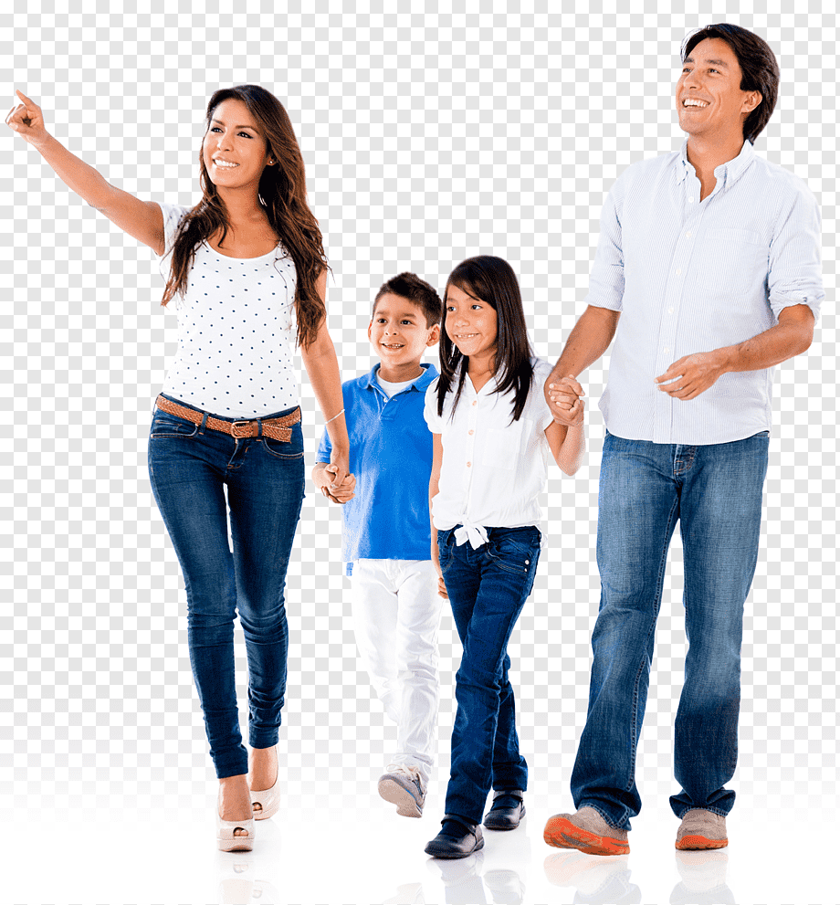 Family Walking Child Desktop graphy, TOGETHER, tshirt, blue, people png
