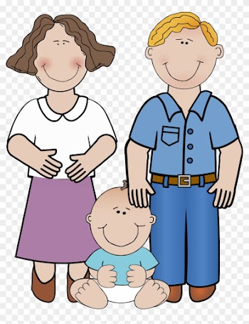 Family With Baby Clipart