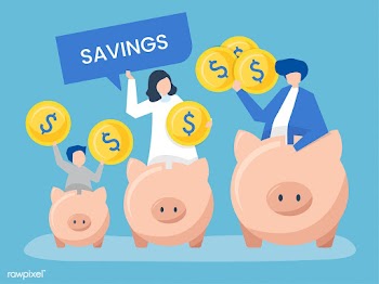 Family with savings and piggy bank icons illu.. | Free stock vector - 455289