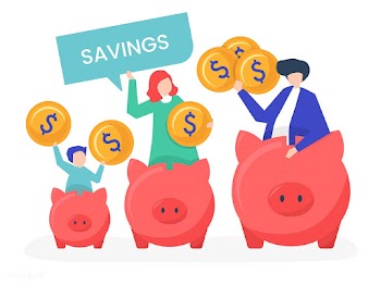 Family with savings and piggy bank icons illu.. | Free stock vector - 455318
