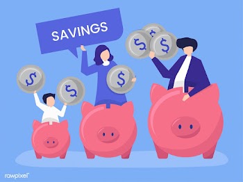 Family with savings and piggy bank icons illu.. | Free stock vector - 455319
