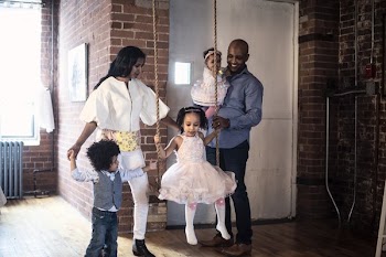 Family With Swing