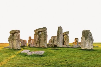 Famous landmark collage element, Stonehenge, | Free PSD - rawpixel