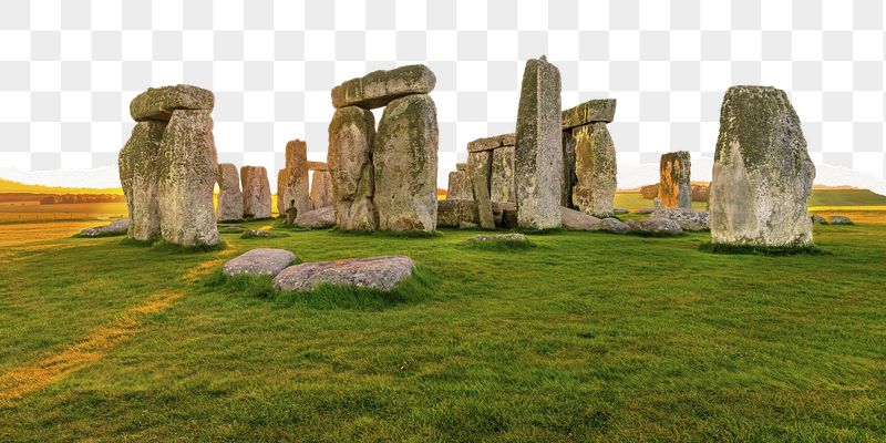 Famous landmark png border, Stonehenge, | Free PNG - rawpixel