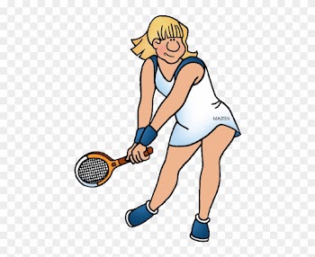 Famous People From Florida Chris Evert - Tennis Clipart Martin