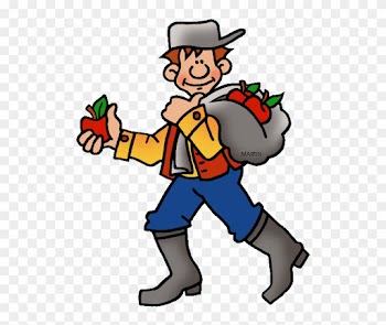 Famous People From Massachusetts - Clip Art Johnny Appleseed