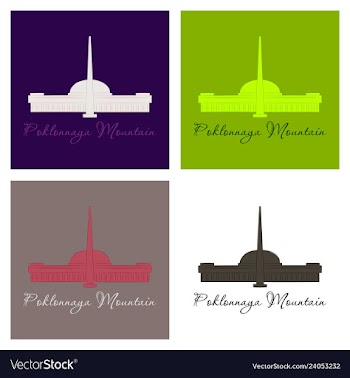 Famous place and monument around the world vector image