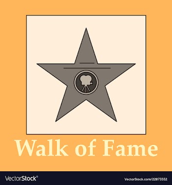 Famous popular talent star representing theatre vector image