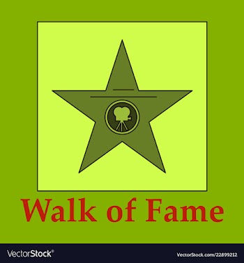 Famous popular talent star representing theatre vector image