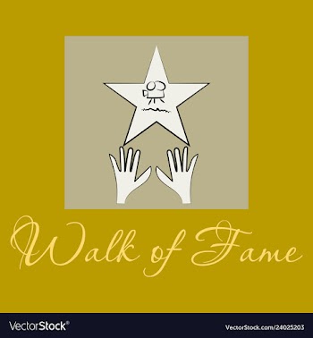 Famous popular talent star representing theatre vector image