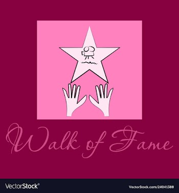 Famous popular talent star representing theatre vector image
