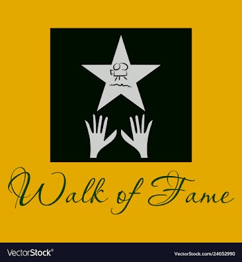 Famous popular talent star representing theatre vector image