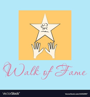 Famous popular talent star representing theatre vector image